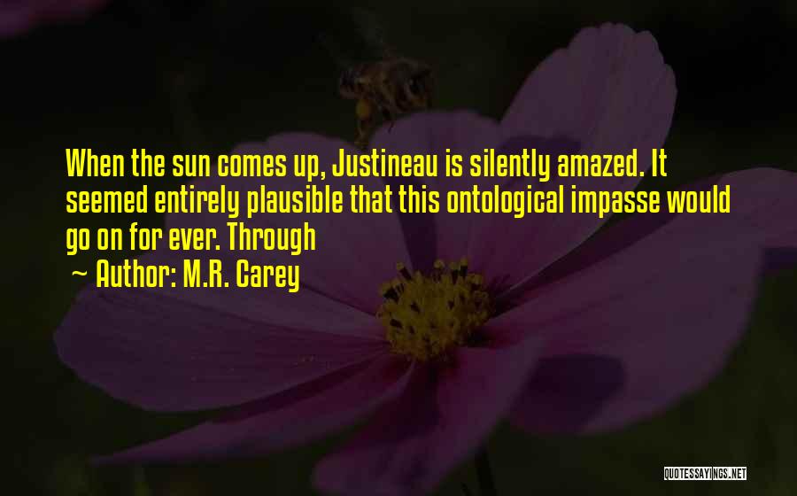 Sun Comes Up Quotes By M.R. Carey