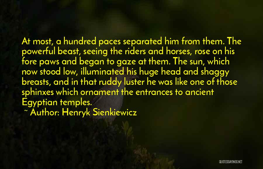 Sun Gaze Quotes By Henryk Sienkiewicz