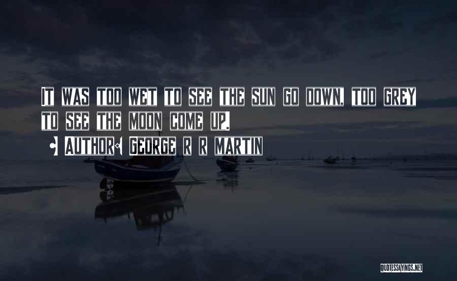 Sun Go Down Quotes By George R R Martin