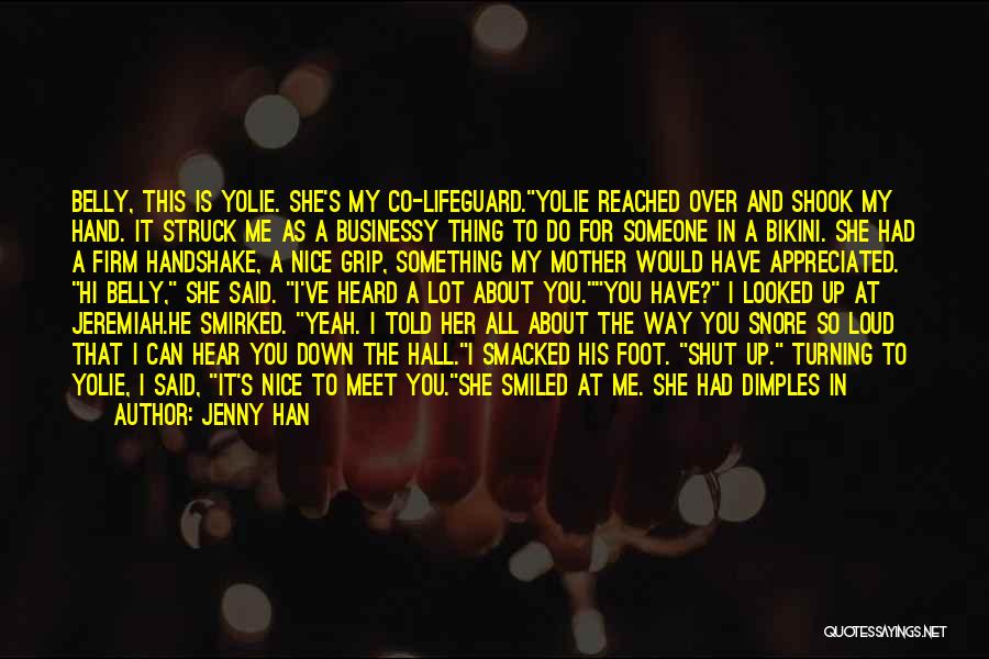 Sun Go Down Quotes By Jenny Han