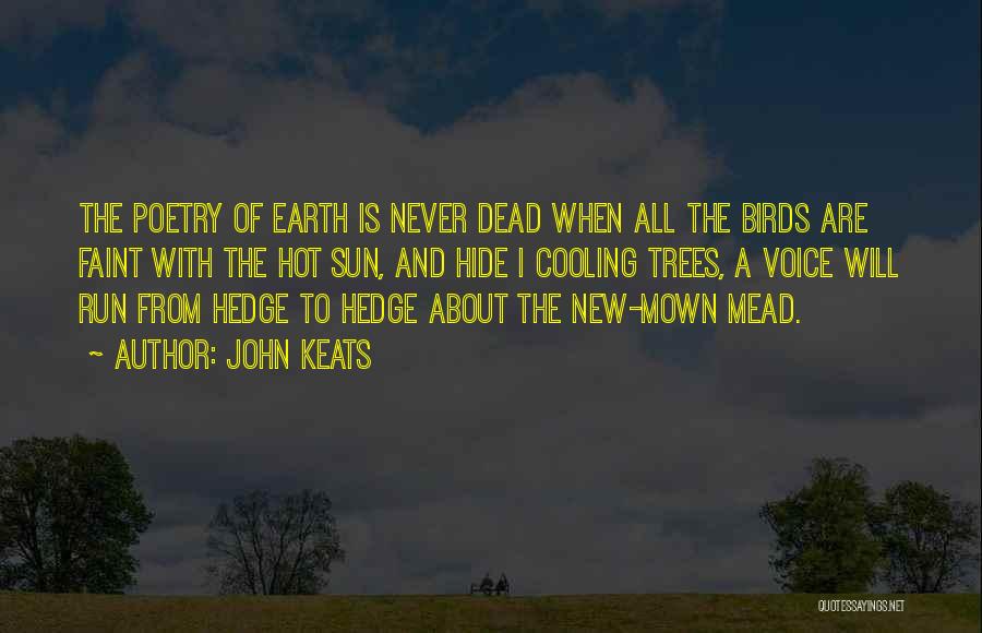 Sun Hot Quotes By John Keats
