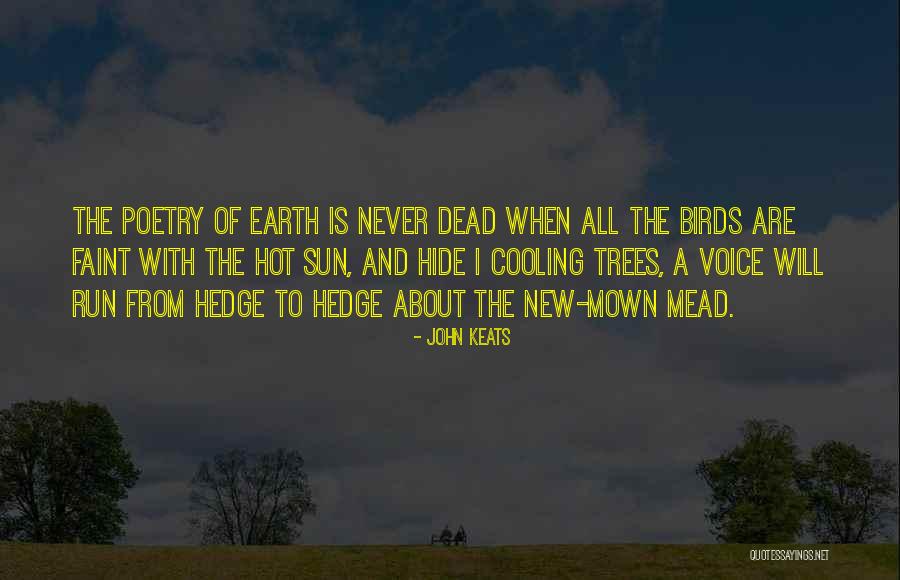 Sun Hot Quotes By John Keats