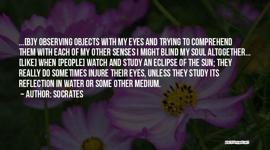 Sun In My Eyes Quotes By Socrates