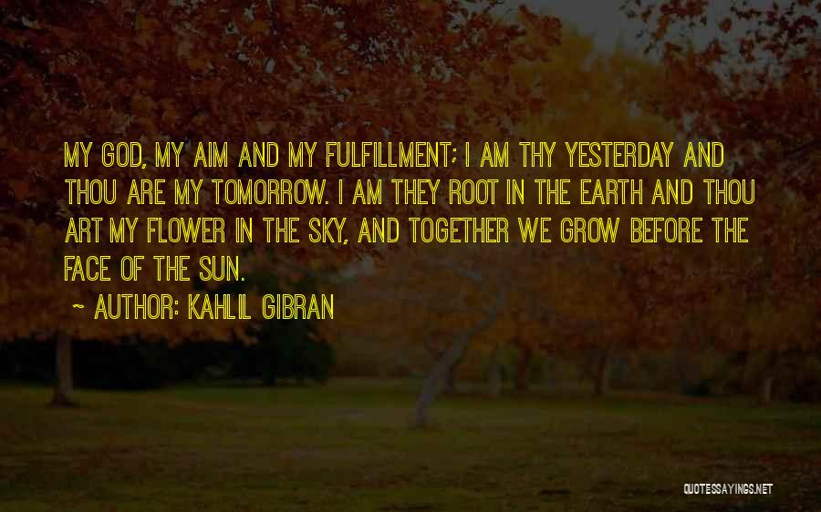 Sun In My Face Quotes By Kahlil Gibran