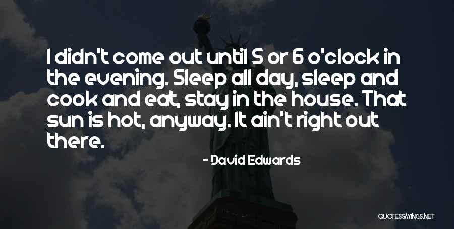 Sun Is Hot Quotes By David Edwards