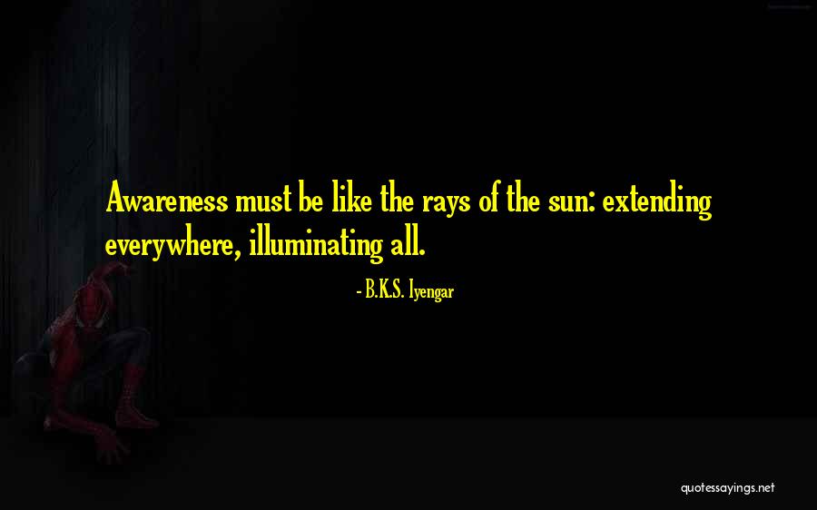 Sun Rays Quotes By B.K.S. Iyengar