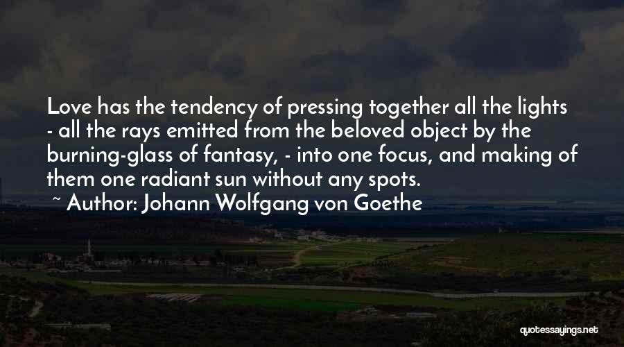 Sun Rays Quotes By Johann Wolfgang Von Goethe