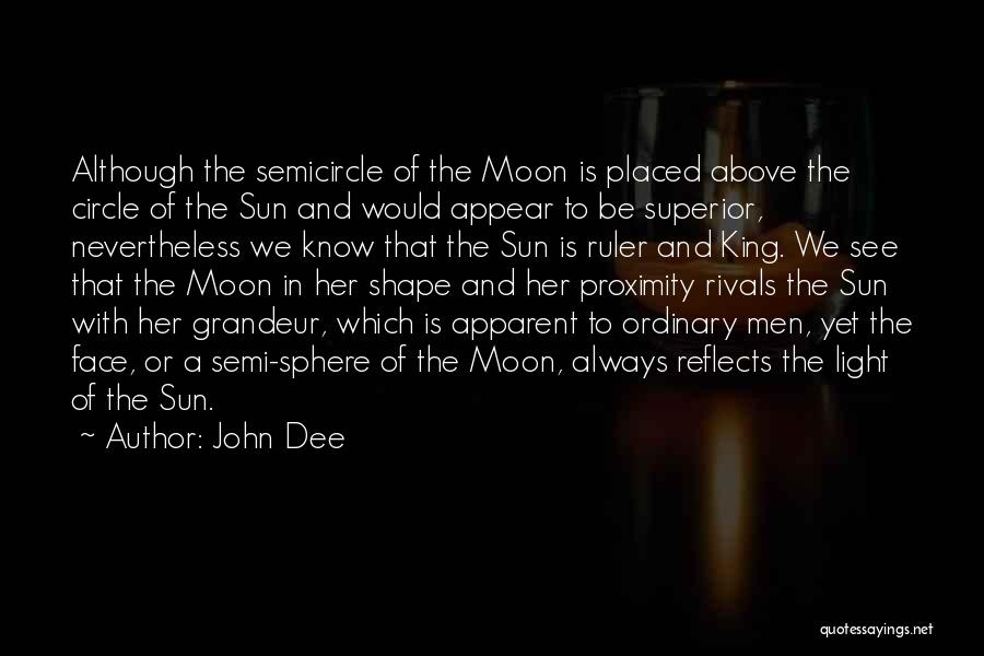 Sun Reflects Quotes By John Dee