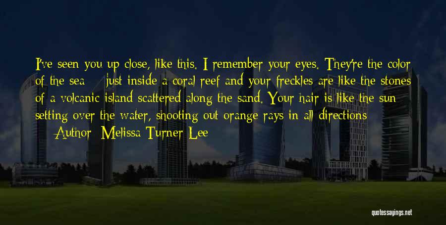 Sun Setting In Sea Quotes By Melissa Turner Lee