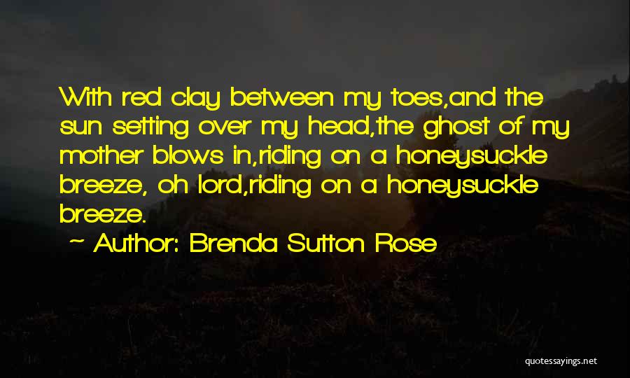 Sun Setting Quotes By Brenda Sutton Rose