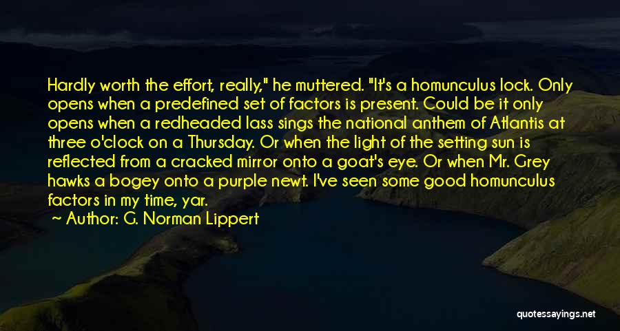 Sun Setting Quotes By G. Norman Lippert
