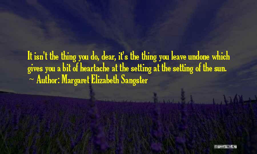 Sun Setting Quotes By Margaret Elizabeth Sangster