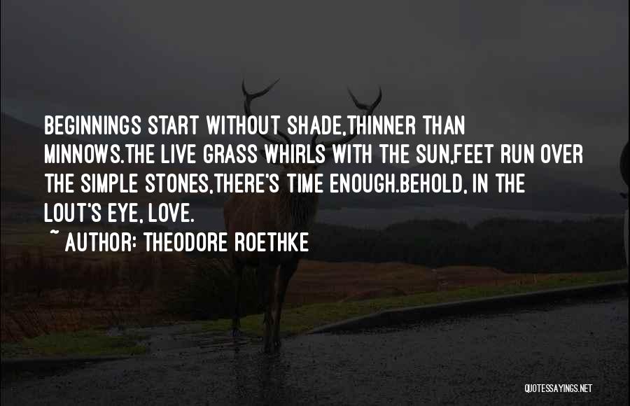 Sun Shade Quotes By Theodore Roethke