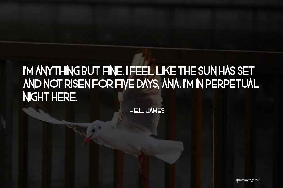 Sun Shades Quotes By E.L. James