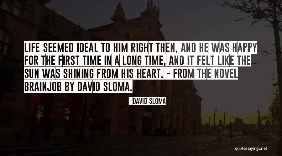 Sun Shining Quotes By David Sloma