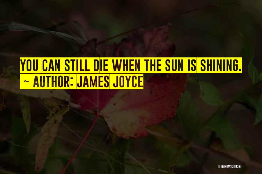 Sun Shining Quotes By James Joyce