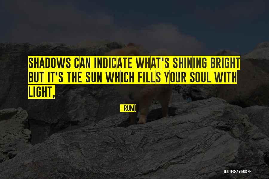 Sun Shining Quotes By Rumi