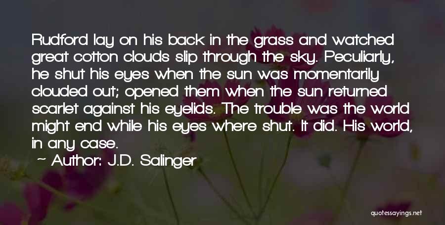 Sun Sky Clouds Quotes By J.D. Salinger