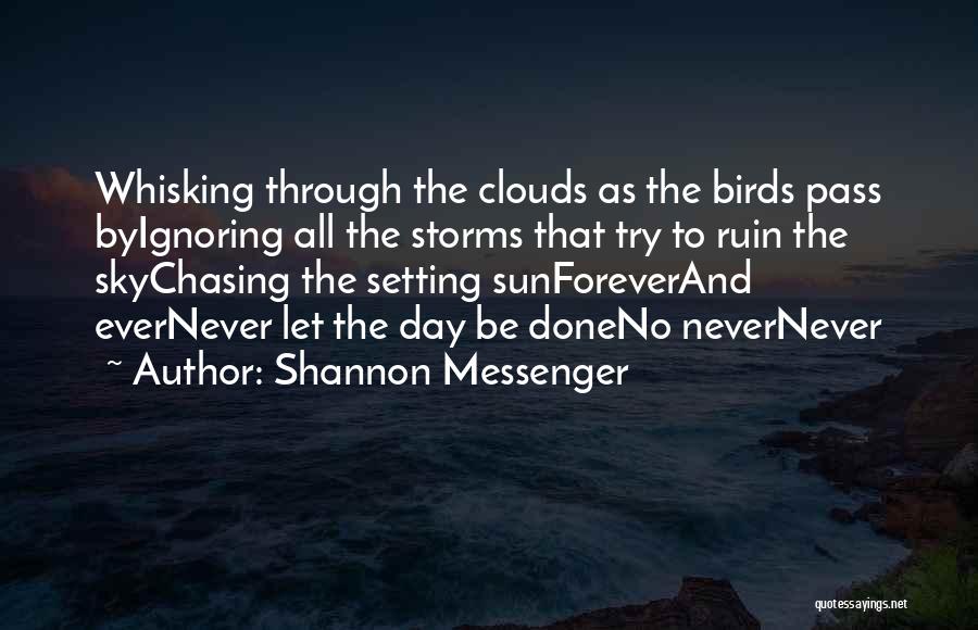 Sun Sky Clouds Quotes By Shannon Messenger