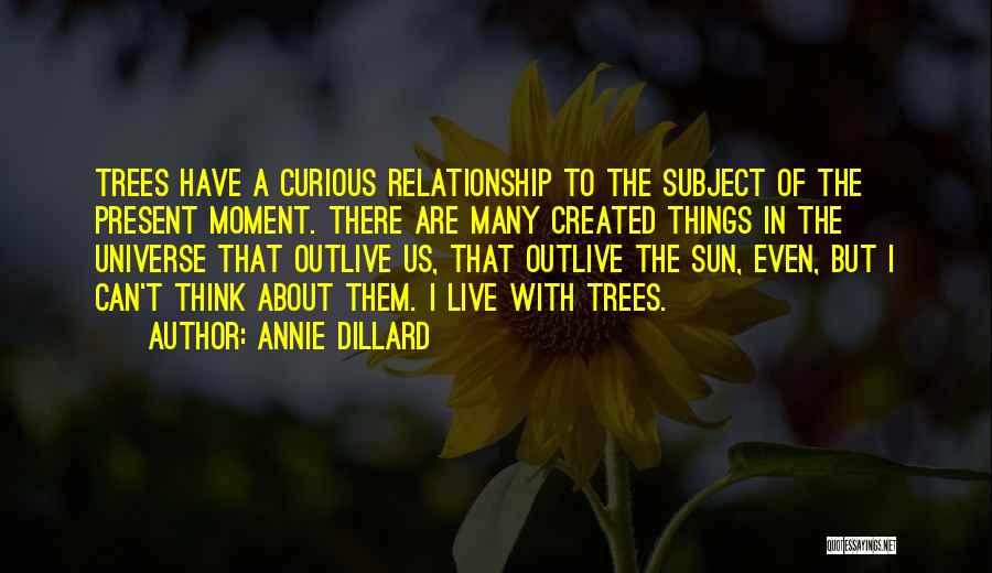 Sun Tree Quotes By Annie Dillard