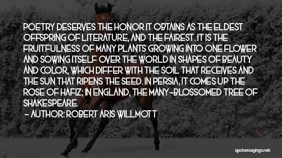 Sun Tree Quotes By Robert Aris Willmott