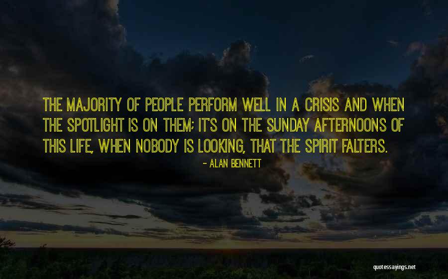 Sunday Afternoon Quotes By Alan Bennett Sunday Afternoon Quotes By Alan Bennett