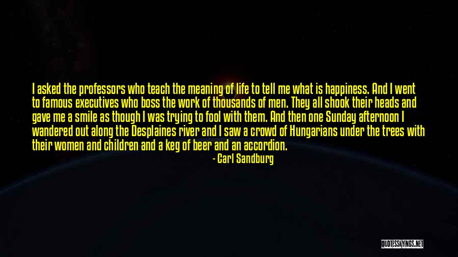 Sunday Afternoon Quotes By Carl Sandburg