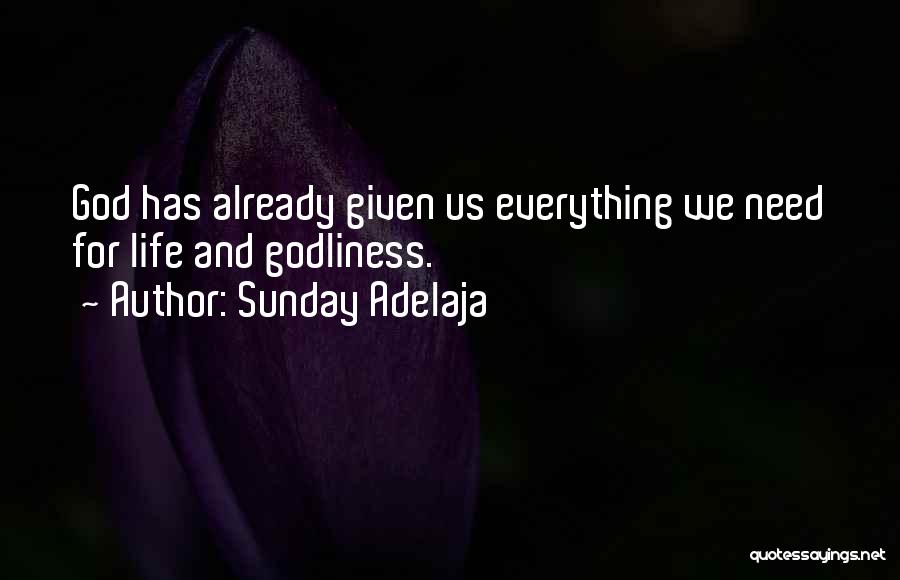 Sunday Already Quotes By Sunday Adelaja