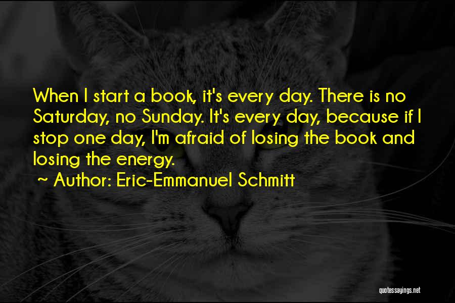 Sunday Energy Quotes By Eric-Emmanuel Schmitt