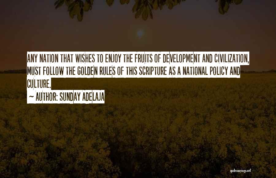 Sunday Enjoy Quotes By Sunday Adelaja