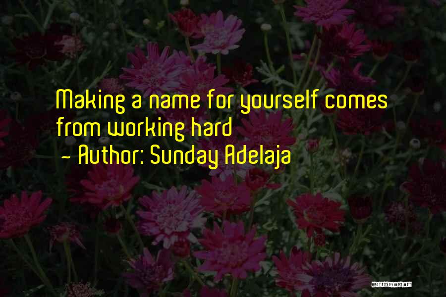 Sunday Working Quotes By Sunday Adelaja