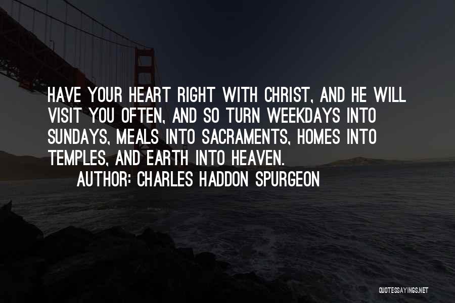 Sundays Quotes By Charles Haddon Spurgeon