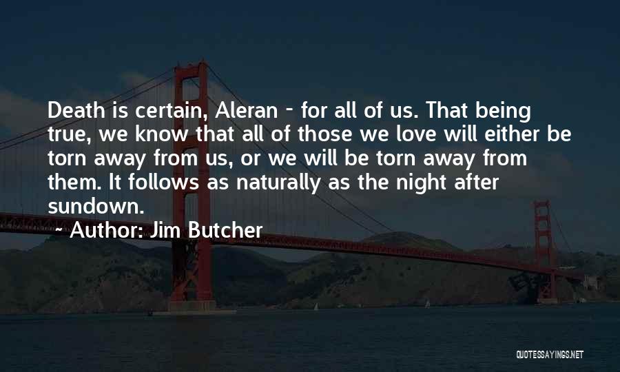 Sundown Love Quotes By Jim Butcher