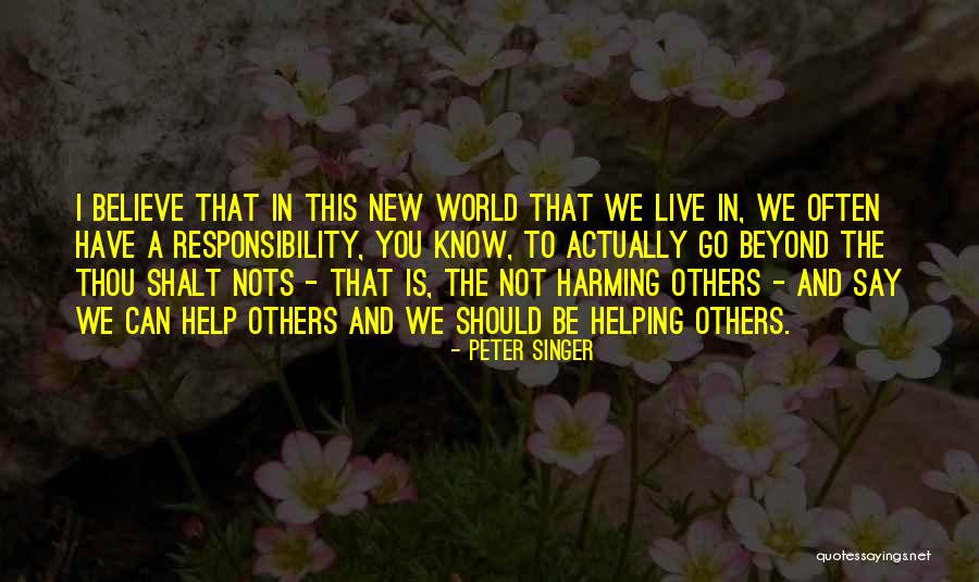 Sunia Gibbs Quotes By Peter Singer