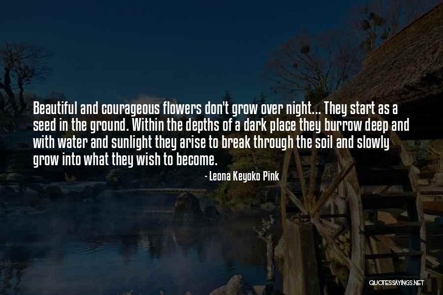 Sunlight And Hope Quotes By Leona Keyoko Pink Sunlight And Hope Quotes By Leona Keyoko Pink