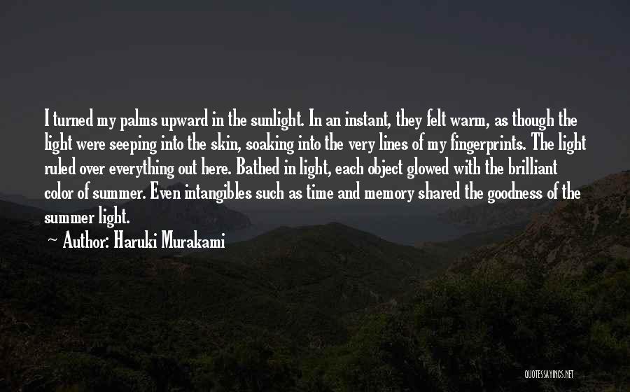 Sunlight Here I Am Quotes By Haruki Murakami