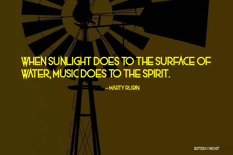 Sunlight Quotes By Marty Rubin