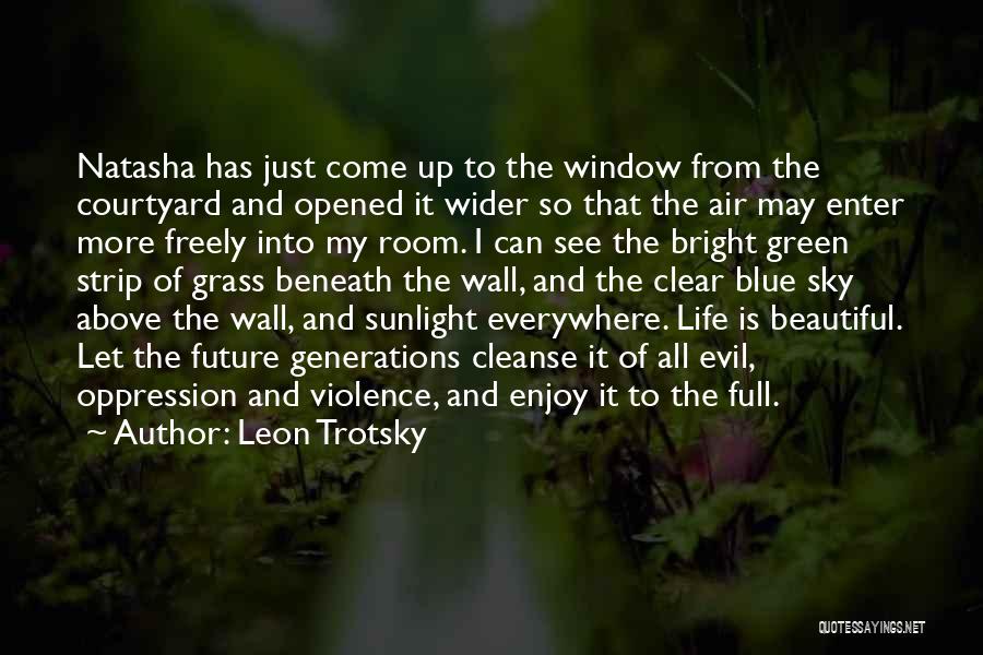 Sunlight Window Quotes By Leon Trotsky