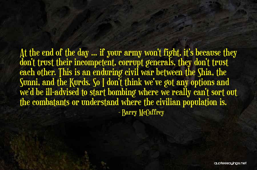 Sunni Quotes By Barry McCaffrey Sunni Quotes By Barry McCaffrey
