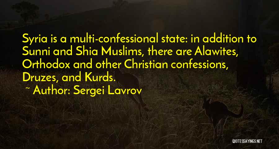 Sunni Quotes By Sergei Lavrov