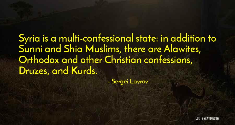 Sunni Quotes By Sergei Lavrov