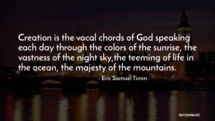 Sunrise On The Ocean Quotes By Eric Samuel Timm