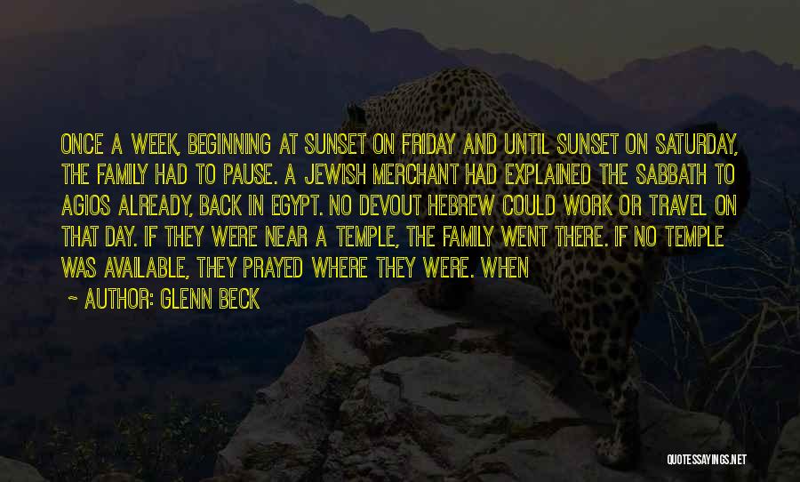 Sunset And Travel Quotes By Glenn Beck