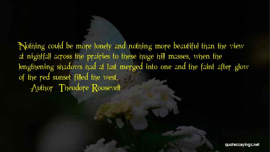 Sunset Glow Quotes By Theodore Roosevelt