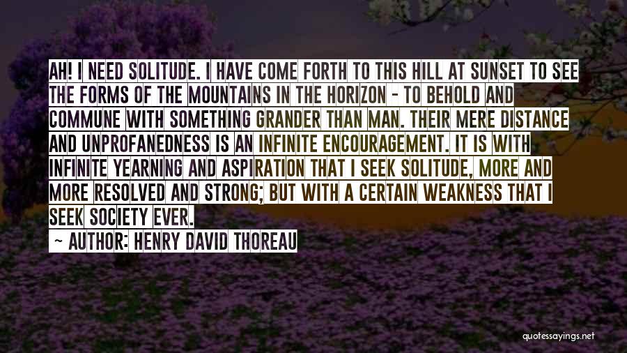 Sunset Horizon Quotes By Henry David Thoreau