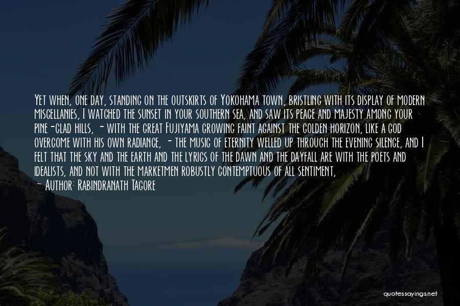 Sunset Horizon Quotes By Rabindranath Tagore