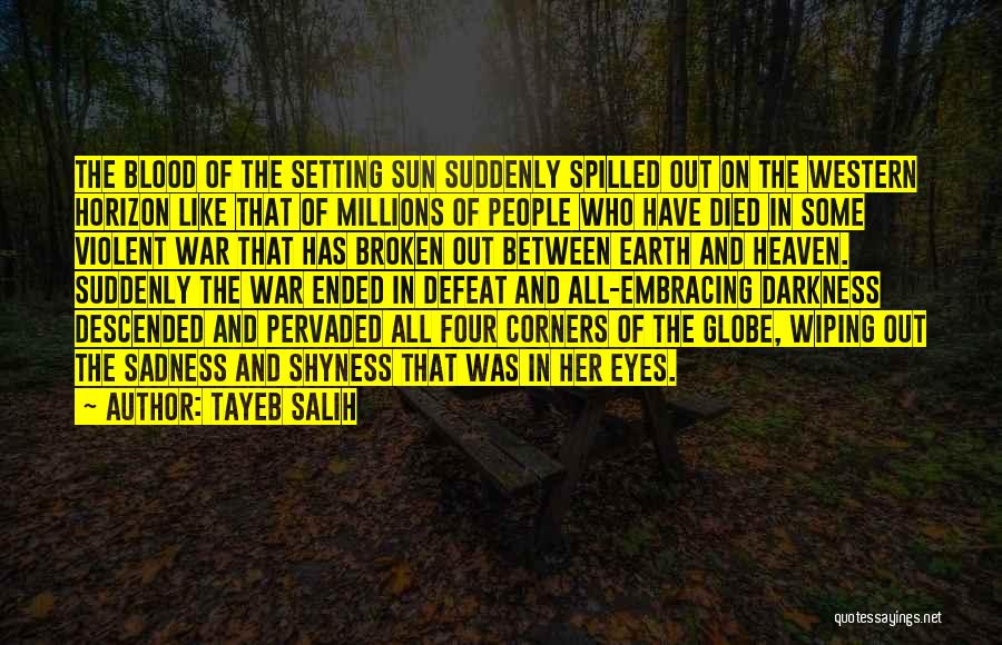 Sunset Horizon Quotes By Tayeb Salih