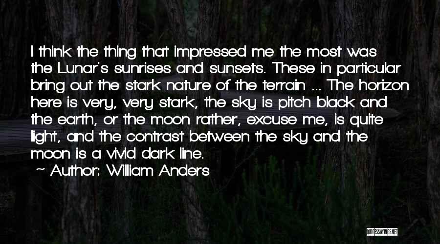 Sunset Horizon Quotes By William Anders