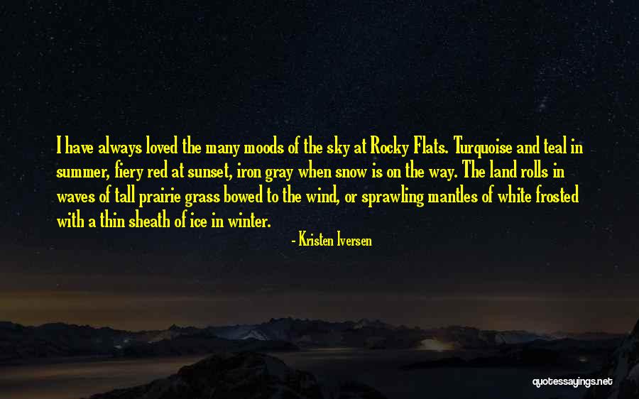 Sunset In Snow Quotes By Kristen Iversen Sunset In Snow Quotes By Kristen Iversen