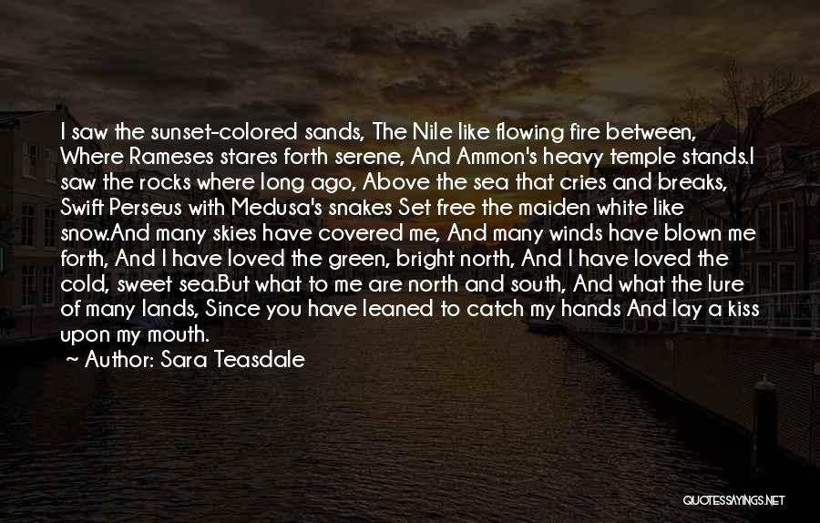 Sunset On The Sea Quotes By Sara Teasdale